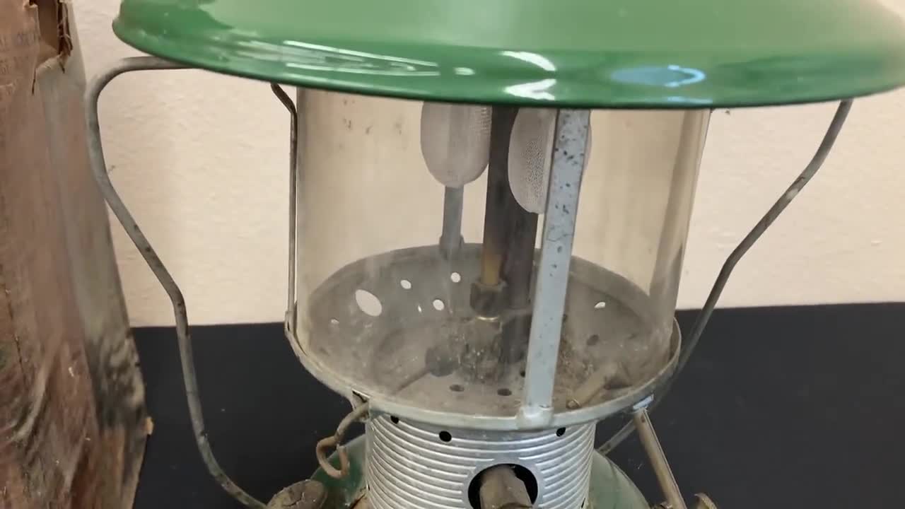 Vintage 1960's Green Coleman Lantern - Model 228E - Etsy