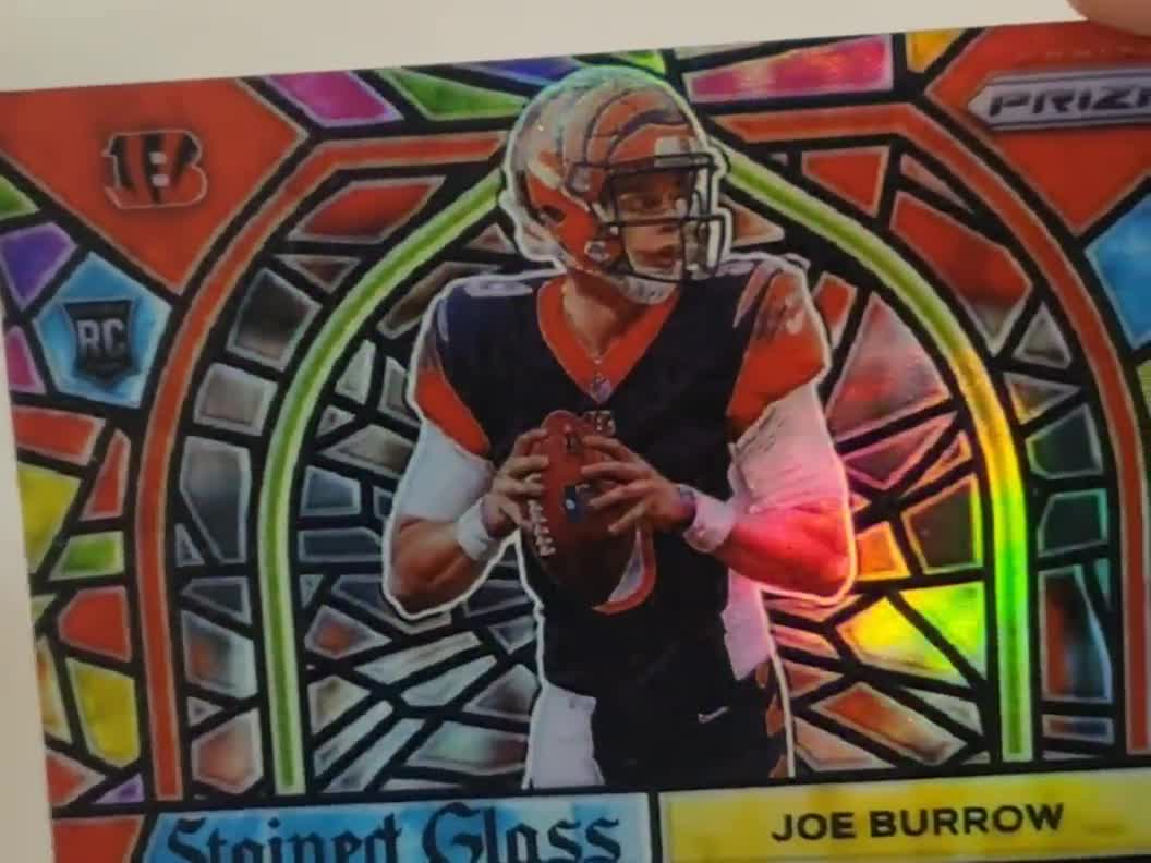 Joe Burrow Platinum Cuts facs auto 1/1000 LSU Tigers National Champions Mint