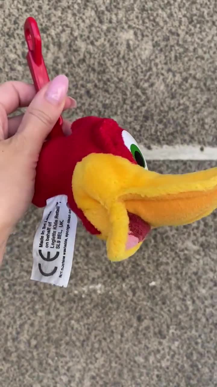 Grande Peluche Woody Woodpecker 38 Cm – PortAventura – NEUVE
