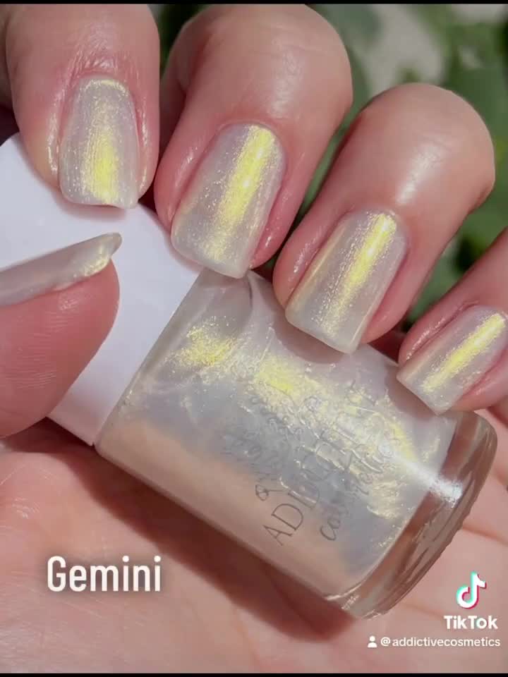 GEMINI- ZODIAC COLLECTION- Sheer White Gold Nail Polish- 10 Toxin