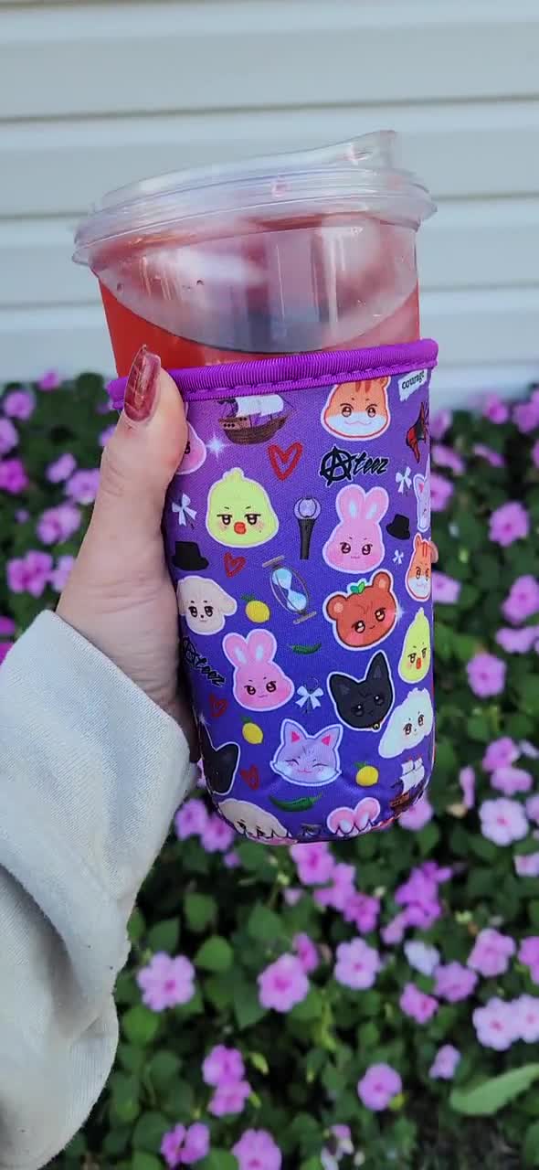 K-pop ATEEZ Cup Sleeve – Aniteez Characters & 8 Members Design
