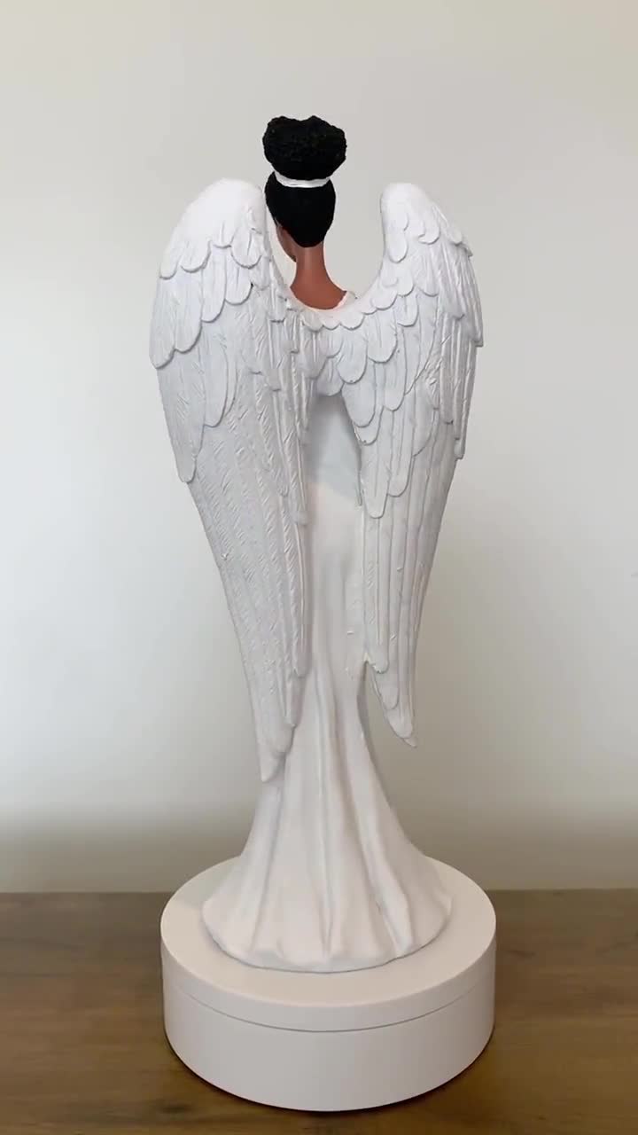 African American Prayer Angel Figurine