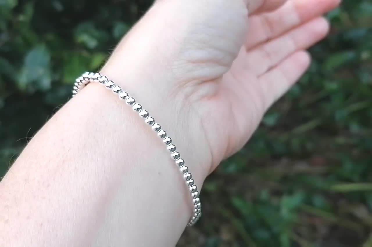 ★rosemont★ SILVER bracelet (February birthstone) RC0342 Beautlace 925 Sterling Silver Heart Birthstone Bracelet,Rose