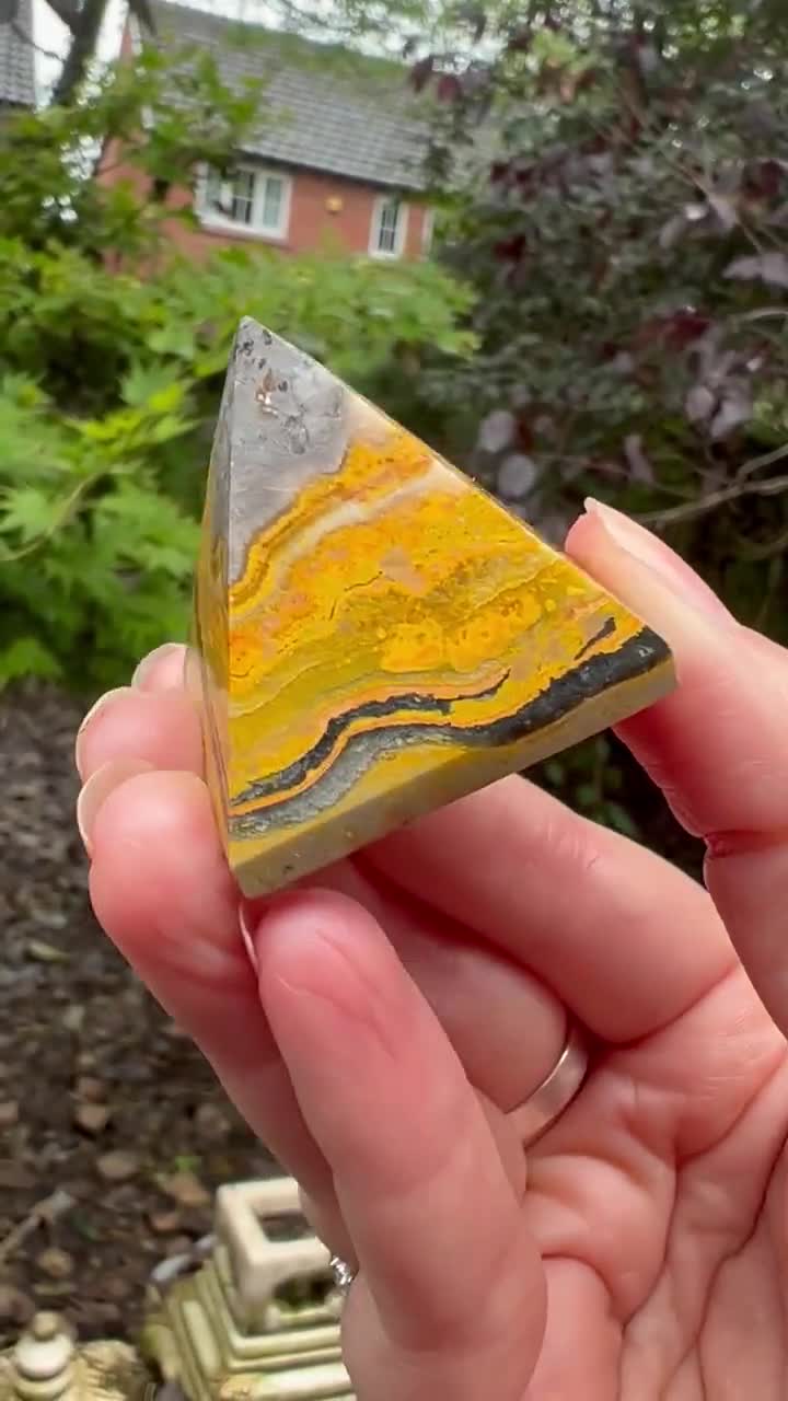 Bumblebee Jasper Pyramid - 