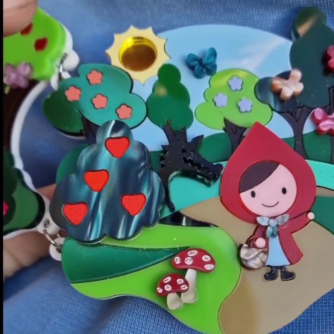 DOWAY Orecchini pendenti a forma di giraffa, in acrilico, carini, decorazione per donne, regalo divertente per feste, Acrilico, Non pietra preziosa