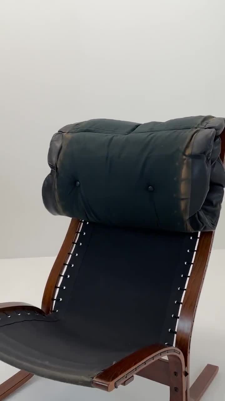 Sillón de mediados de siglo «Siesta» de Ingmar Relling, Westnofa Furniture, Noruega. Década de 1960. video poster