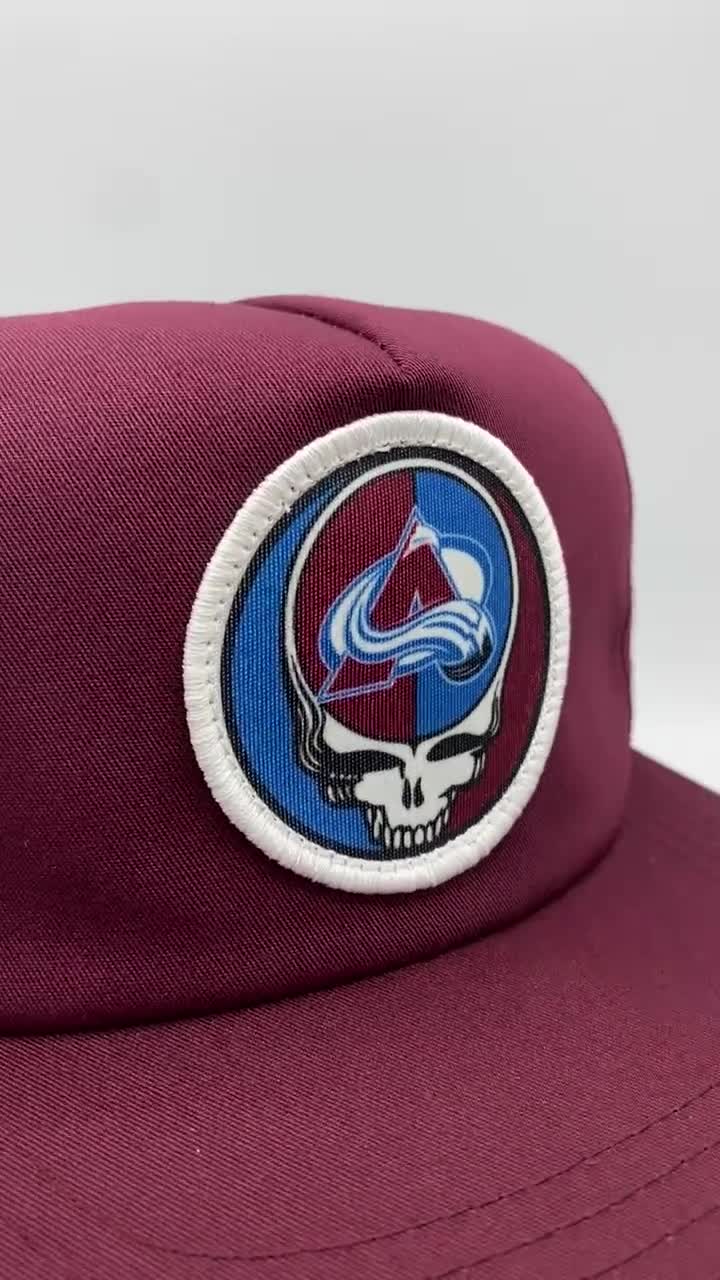アンファン　ベアハートクロック　レア Colorado Avalanche Greatful Dead Patch Hat, Avs Hockey Richardson