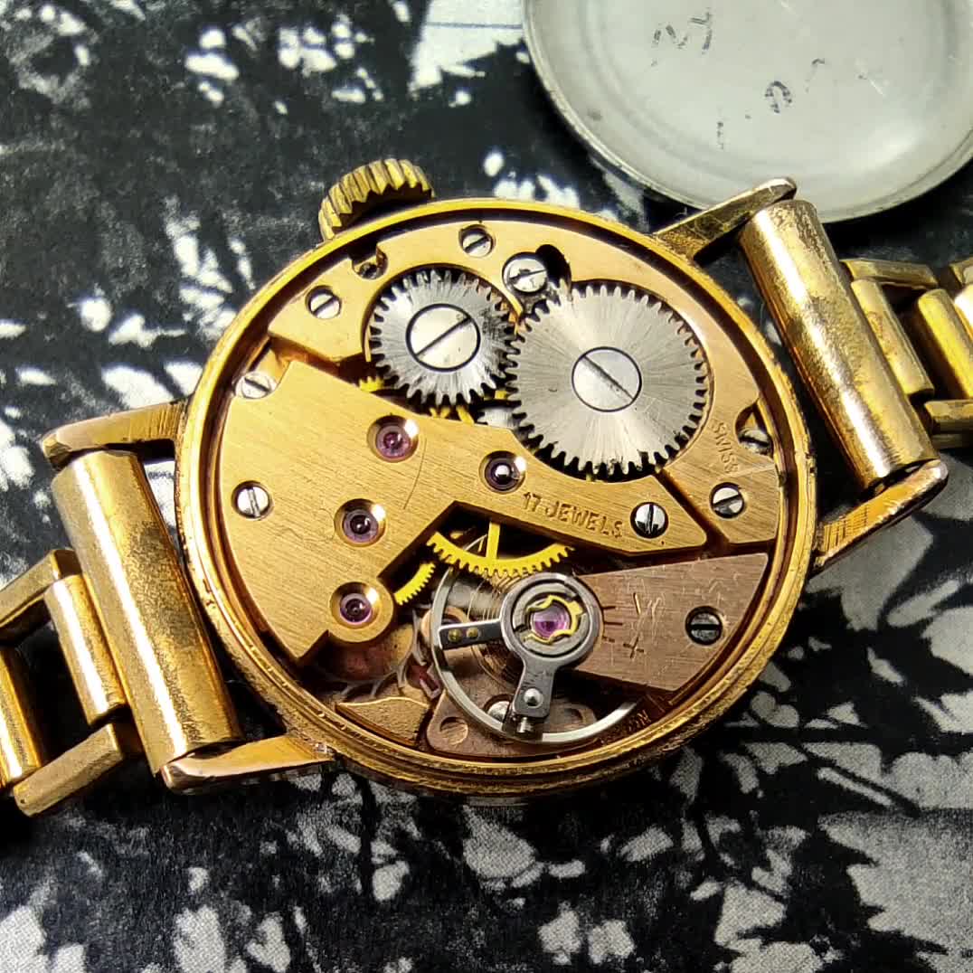 Vintage Roventa Incabloc 17 Jewels Swiss Made Ladies Watch Cal