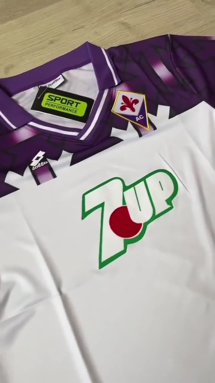 Fiorentina 1992-1993 Home Retro Shirt [Free Shipping]