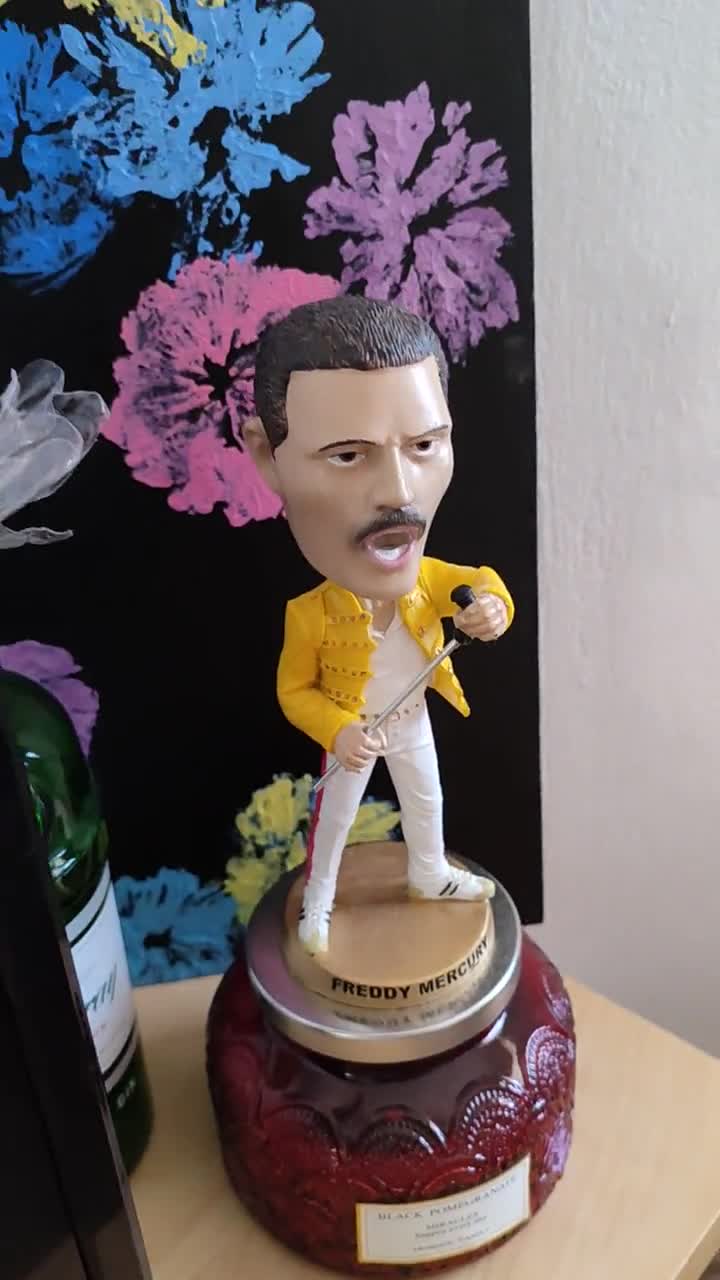 Freddie Mercury Resin Figure: Queen Rock Band Collectible - Etsy
