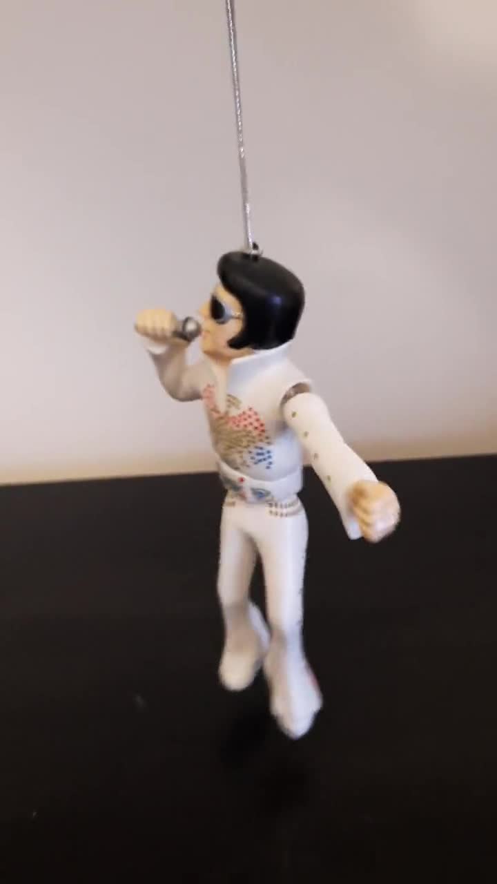 Vintage Wackel-elvis Hanging Dashboard Figure Accessory Elvis Presley the  King of Rock N Roll 