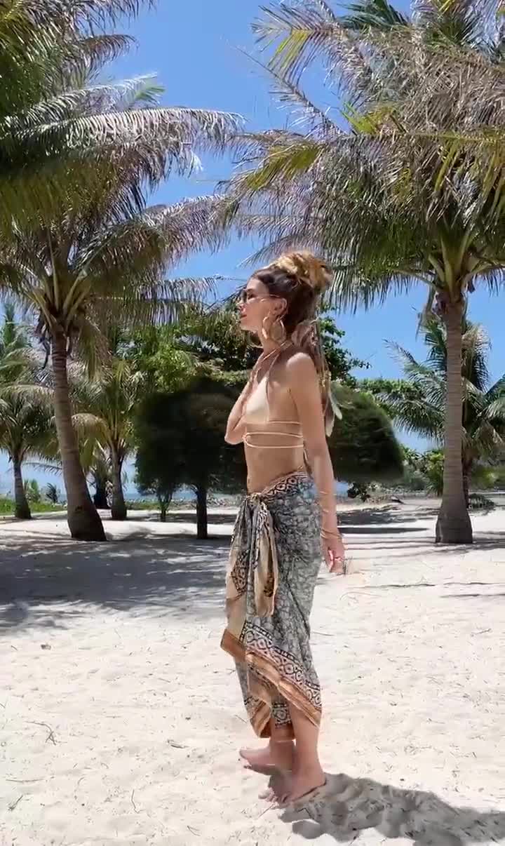 Handcrafted Bichi Sarong: the Ultimate Boho Beach Cover-up