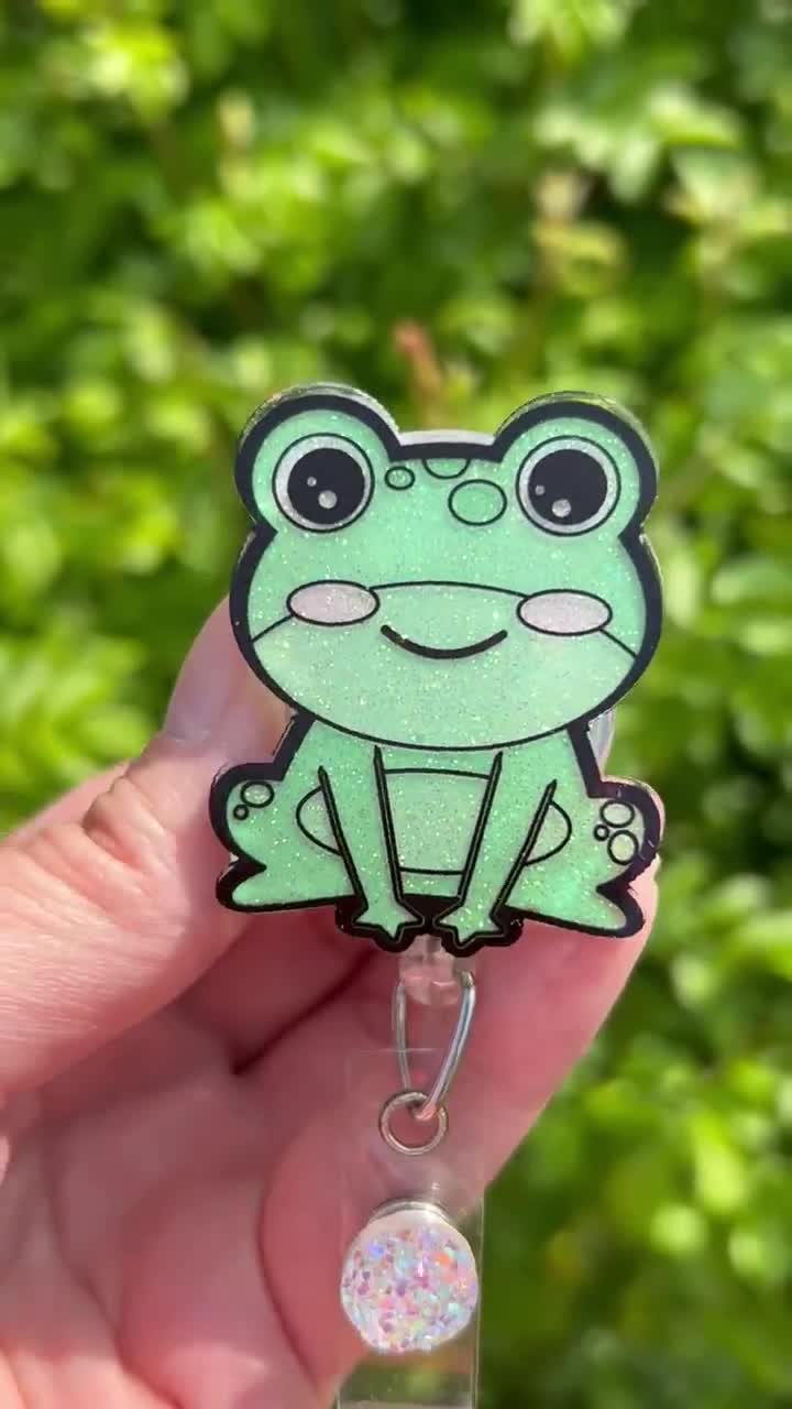 Retractable Badge Holders, Lanyard Card Holder Frog