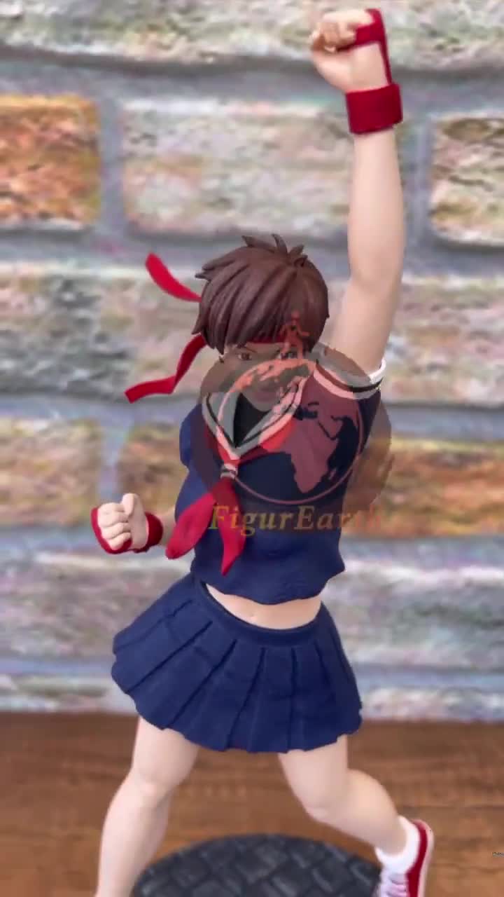 Sakura Kasugano Figure, Game Character,street Fight Tekken Figurine,skura  Game Character Statue 