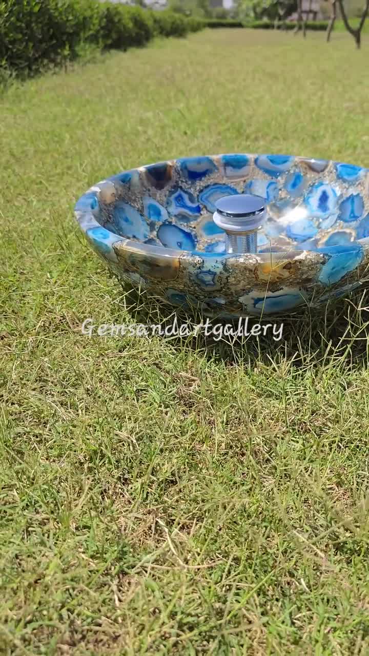 天然瑪瑙洗面台 | 瑪瑙シンク（カスタマイズ可能） - Etsy 日本
