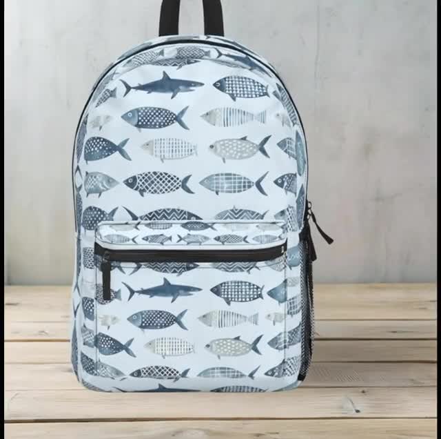 Luarisgur Cute Fish Backpack For School Girls Back To School Backpack Aesthetic - View #4