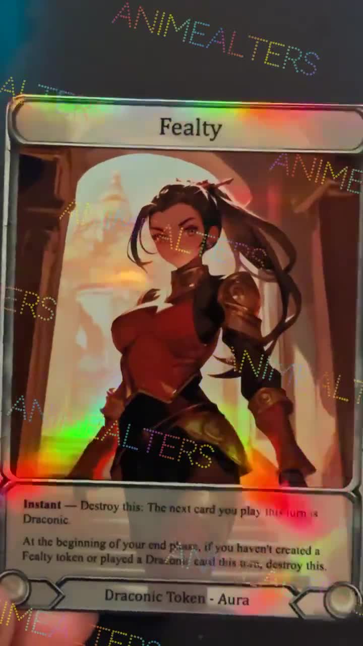 Fealty - Token Alter - Flesh and Blood TCG - Etsy