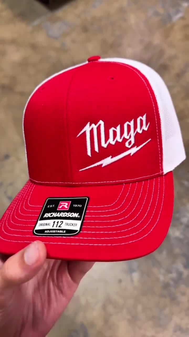 MAGA Hats, on Richardson 112 Trucker Mesh Hat video poster