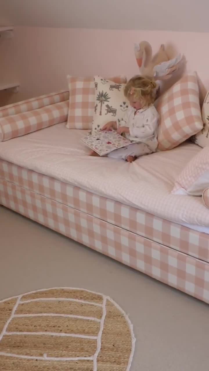 Bed Centre Ziggy - Divano Letto con Materasso in Cashmere, 2 cassetti (Stesso Lato) e testiera, Small Double (120cm X 190cm