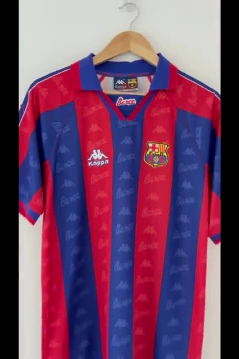 1995/97 Barcelona Home Shirt De La Peña #23 (XL) 9/10 – Greatest Kits