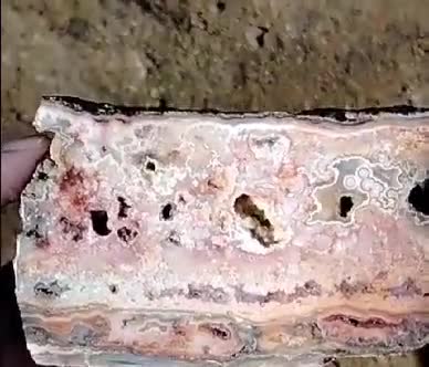 ピンクレースアゲートスラブ - Etsy 日本