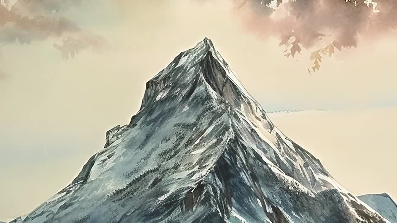 絵画 Lone Mountain Lone Peak