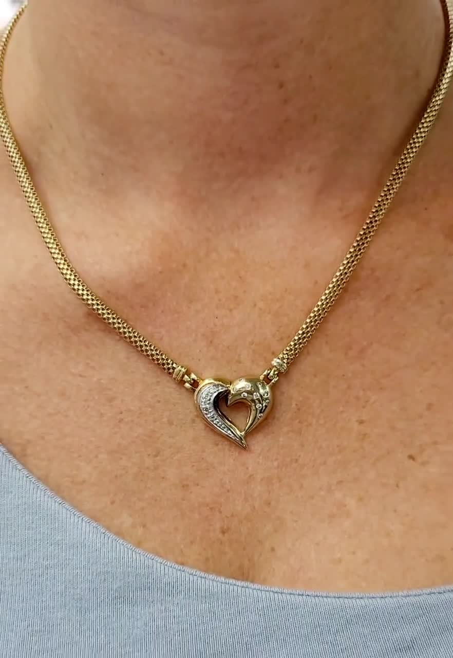 ゴージャスなヴィンテージ 1960 年代 ハンドメイド 14K ソリッド