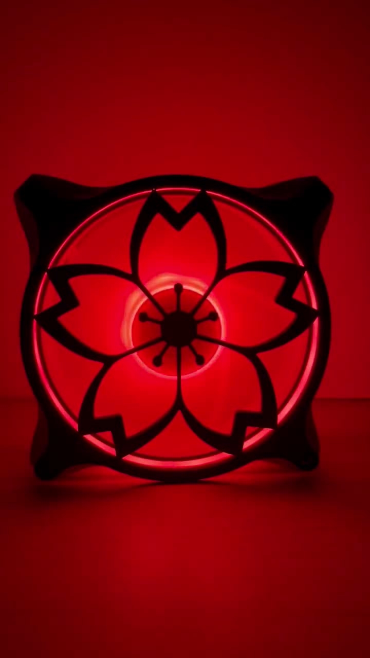 Sakura Flower - PC Fan Shroud/ Grill /cover - 120mm, 140 Mm