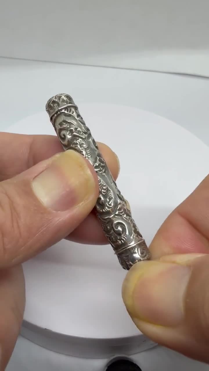 Antique 1800's Sterling Silver Tested Marked Mechanical Pencil Antique 1800's Sterling Silver Tested Marked Mechanical Pencil