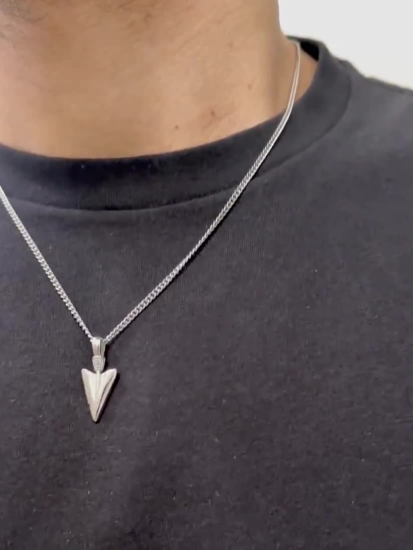 Androgynous Arrowhead deals Necklace