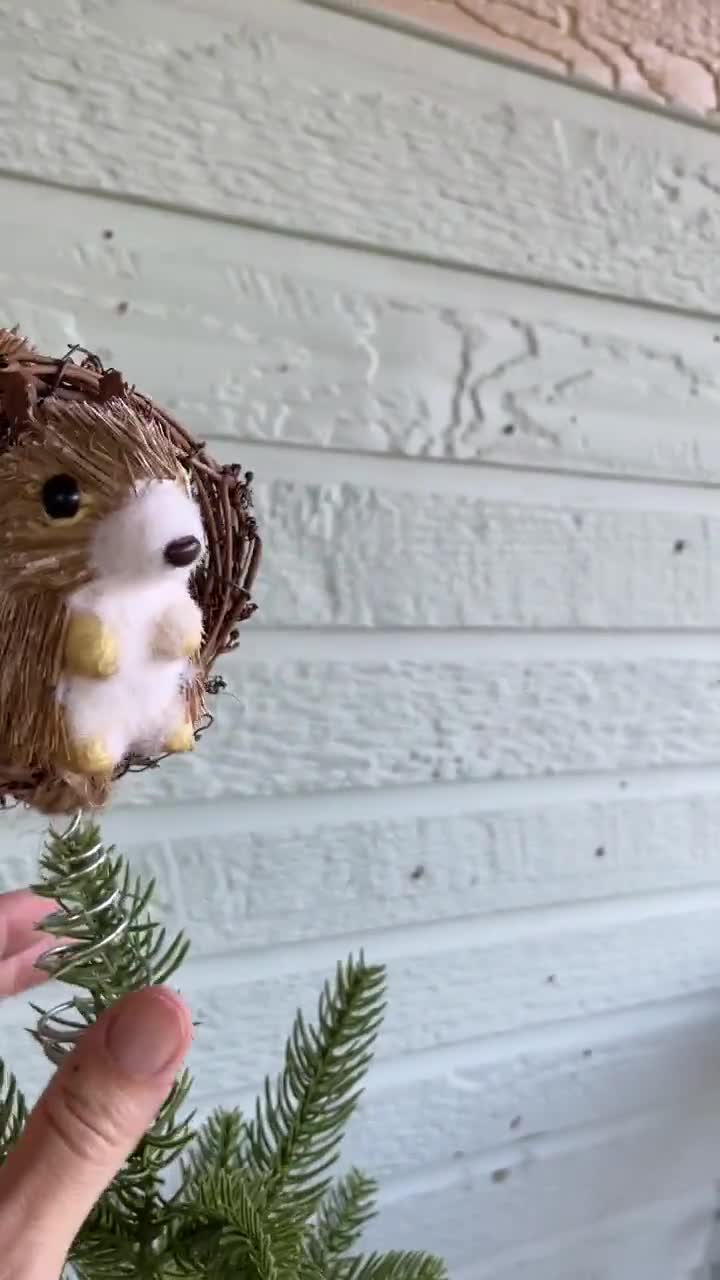 squirrel christmas tree topper