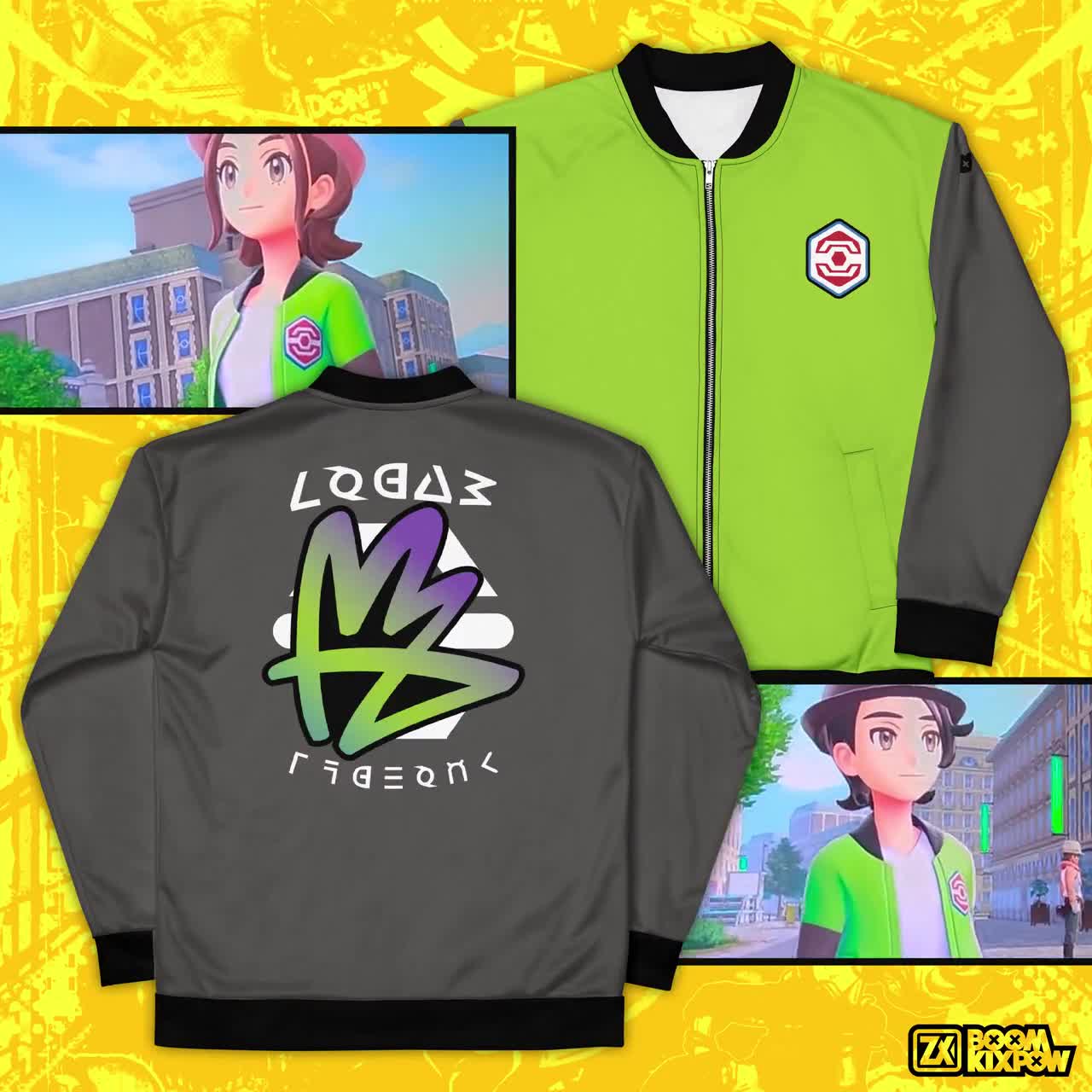 Pokémon Legends ZA Inspired Unisex Bomber Jacket Cosplay - Etsy