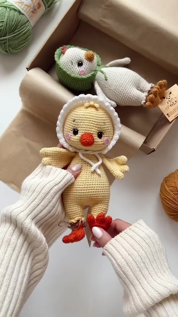 Coco The Chick/Crochet Pattern amigurumi in English and Polish/DIGITAL PRODUCT video poster