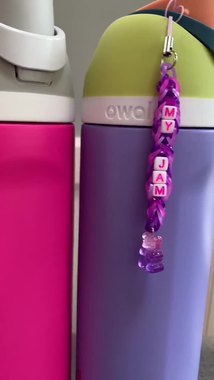 Rainbow Loom Water Bottle/cell Phone Charm for Owalas and Yetis