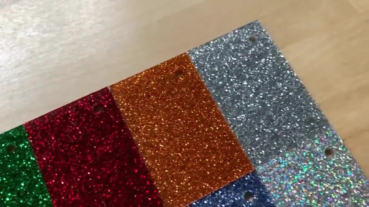 How to Glitter an Acrylic Blank - Too Much Love