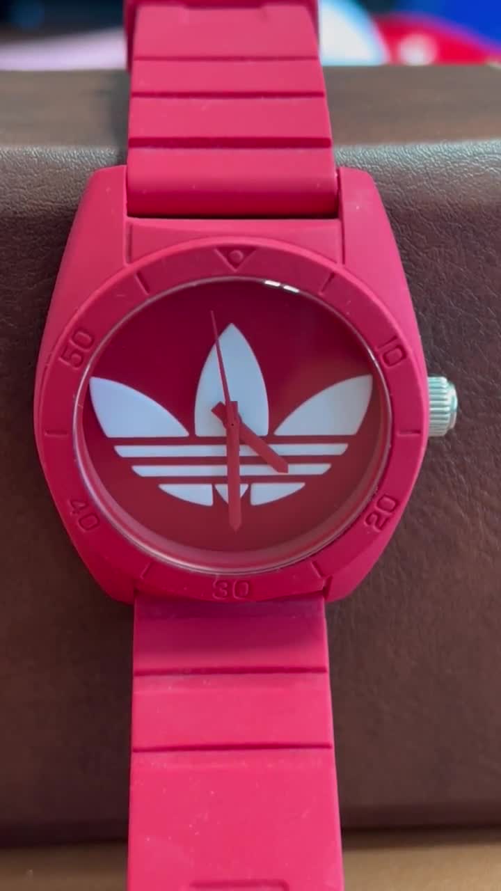 Adidas ADH6168 Quartz Watch Unisex Red Analog - Etsy