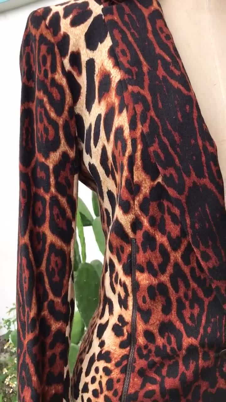 Rare Vintage Christian Dior Boutique John Galliano Wool Fur