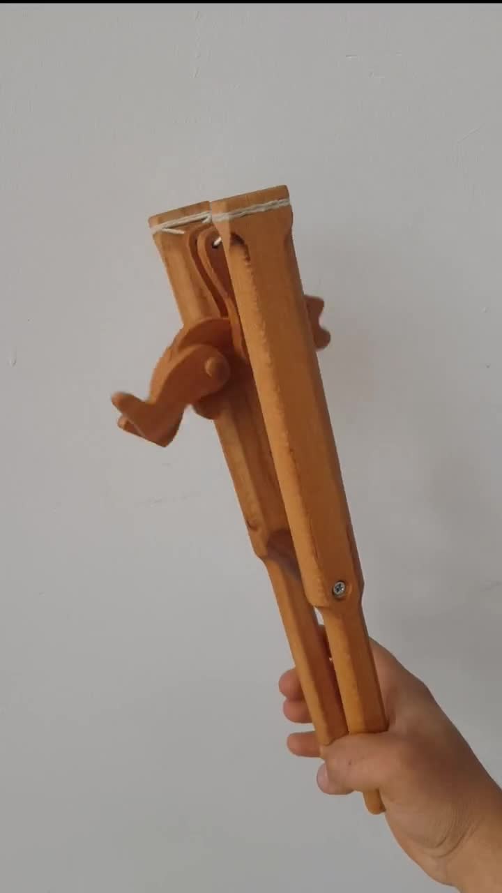 Handmade Beech Wood Acrobat Toy, Educational Fine Motor Skills - Etsy