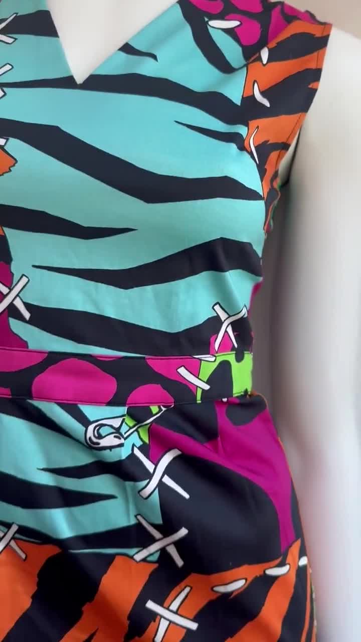 【関税&送料込】Moschino Dress With Animal Pattern Moschino Cheap & Chic Leopard Print Dress with Embroidered