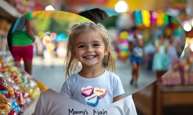 Adorable Customized First Valentine’s Day Bodysuit Toddler T-shirts Great Gift for Kids Moms, Newborns Love Cute Outfit video poster