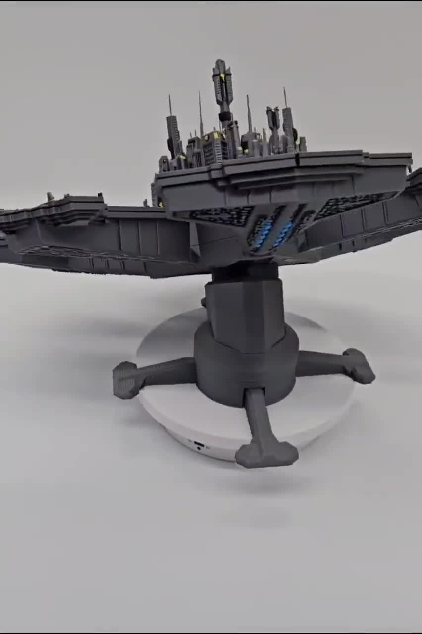 Ancient City Ship | Replica Model 3D Printed | Lantean City KIT