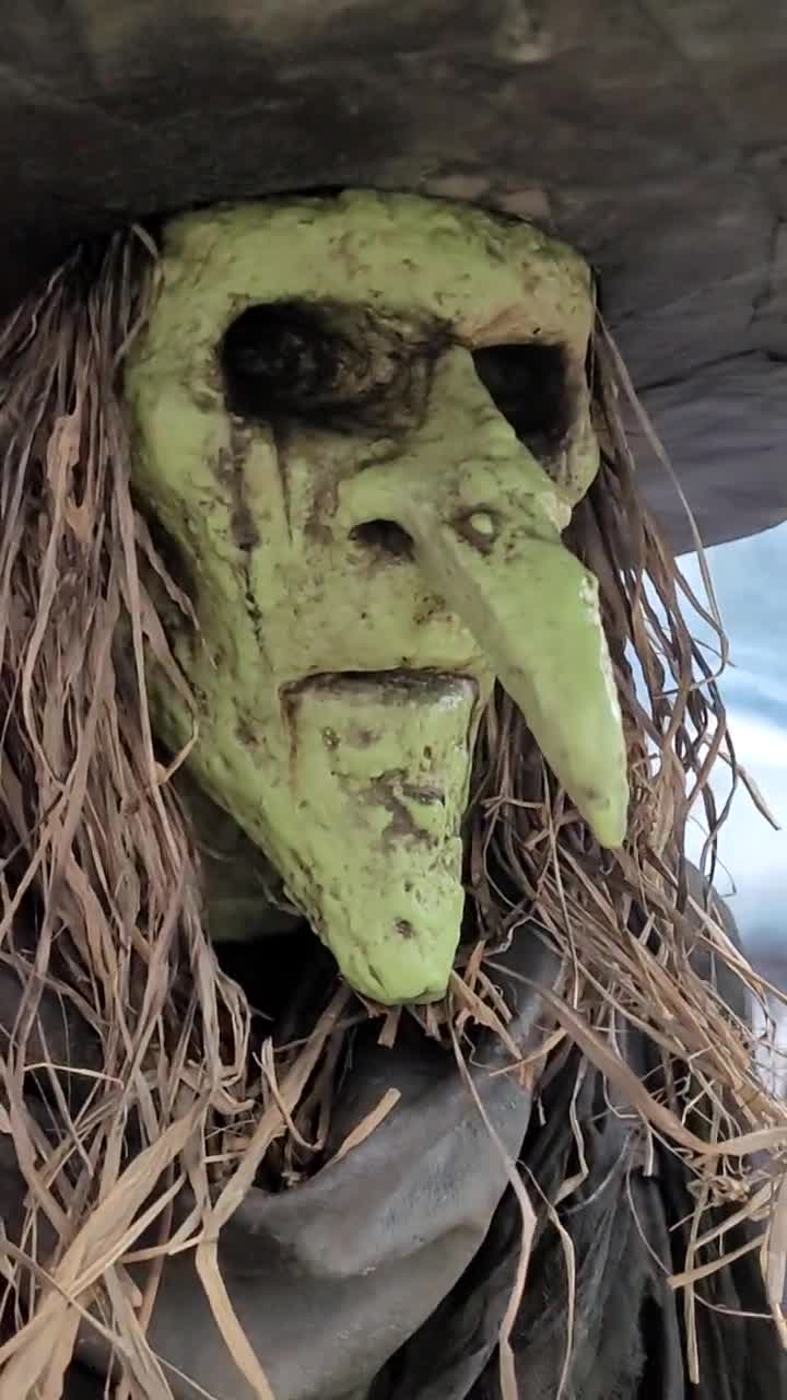 Salem Witch Full Sized 10 Foot Tall Figure Prop Statue Museum