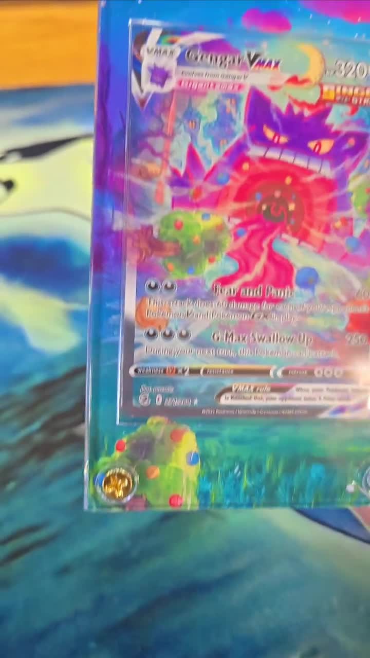 Pokemon Gengar Vmax Alt Art 271/264 SWSH Fusion Strike Custom