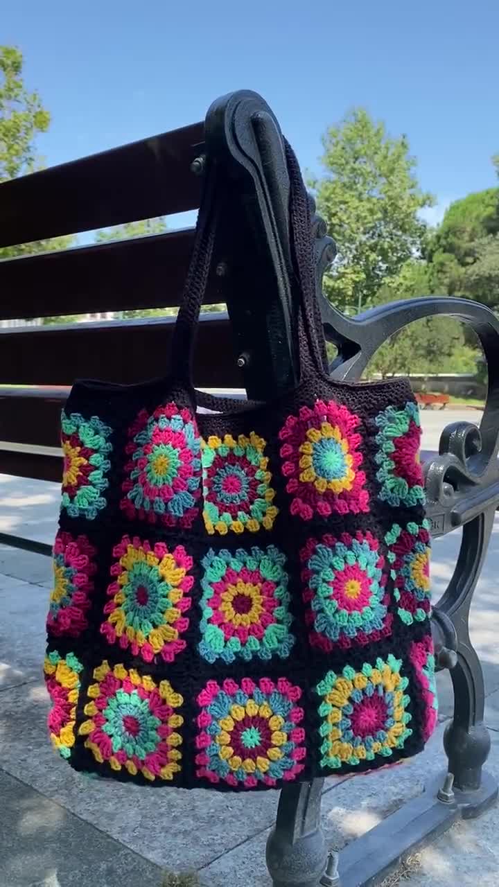 CROCHET BUCKET BAG multicolor | Fanfriedricebar