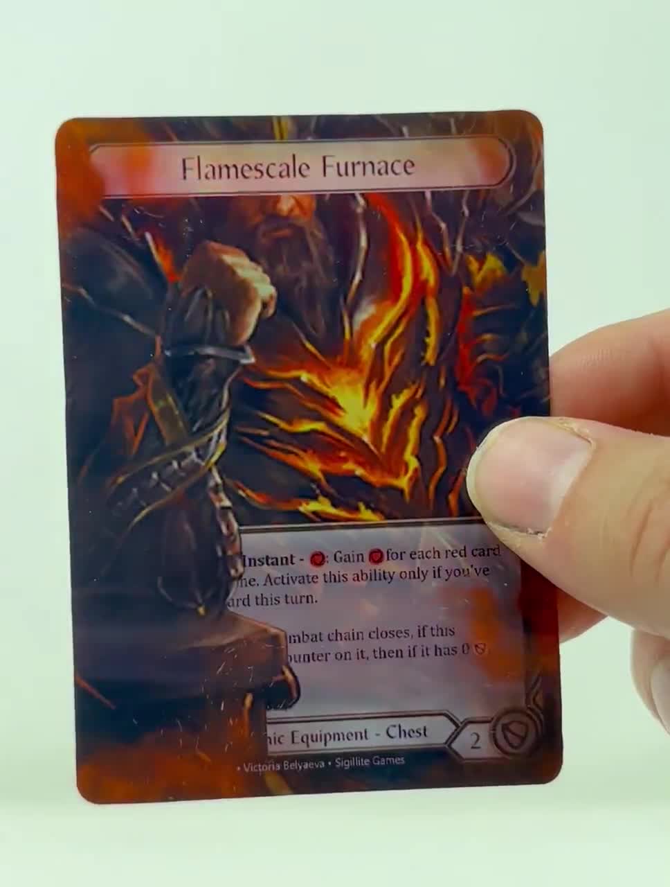 Flamescale Furnace - PROXY - Flesh and Blood TCG