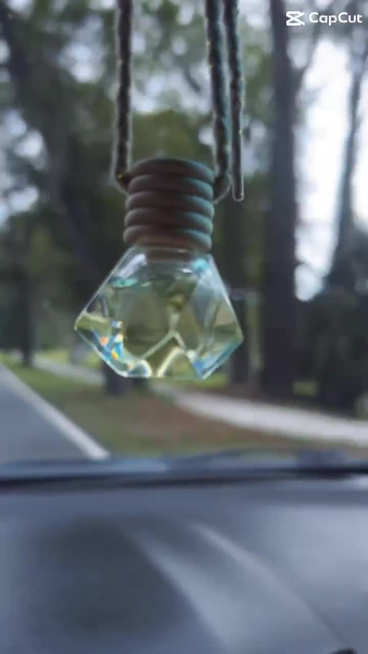 Car Diffuser, Hanging Diffuser, Best Car Freshener, Car Accessories, Truck  Air Freshener, Rearview Mirror, Scent Oil, Mini Glass Bottle 