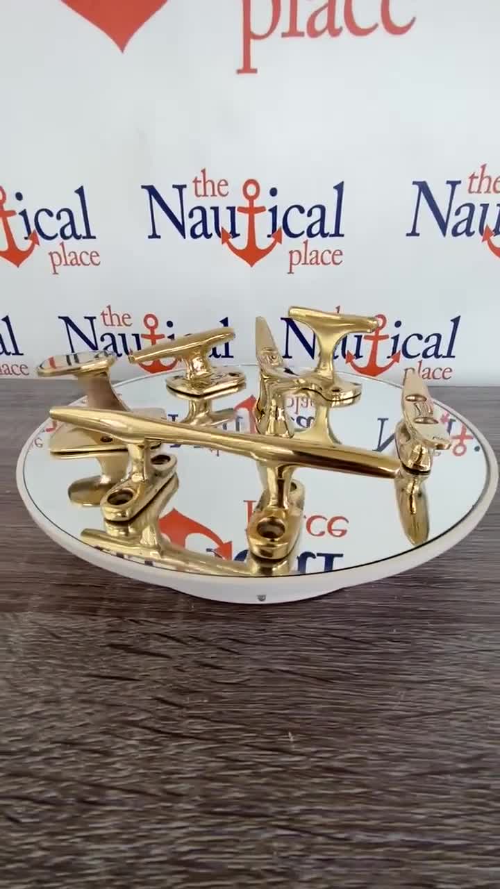 Solid Brass Cleats Cabinet Handle Hardware Nautical Wall Hooks