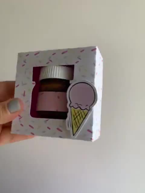 Digital Cut File Mini Nutella Box With Window, 0.88oz/25gr Favor Box  Silhouette / PDF / SVG Cricut Design Not Included -  UK