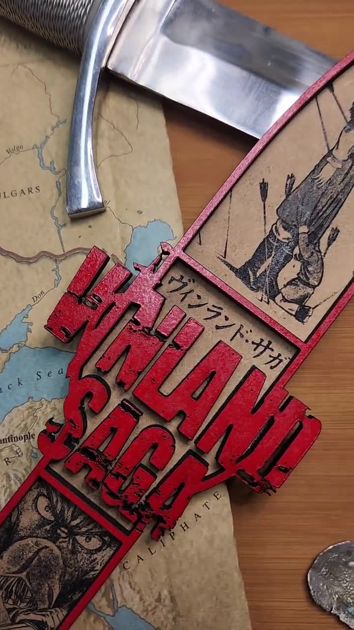 A True Warrior - Thorfinn's Dagger Laser Engraved Vinland Saga