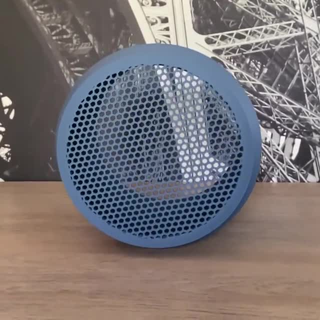 Penelope Planter with Drainage & Saucer in Stone Blue, Unique 3D-Printed Plant Pot, Small to Large Sizes: 4" 5" 6" 7" 8" video poster